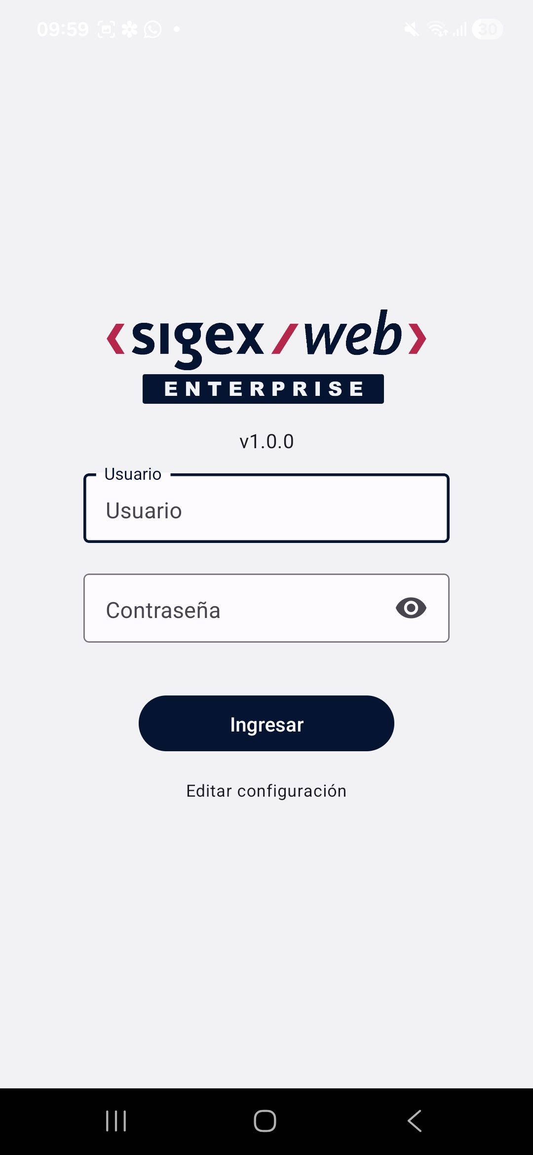 Sigex Mobile App